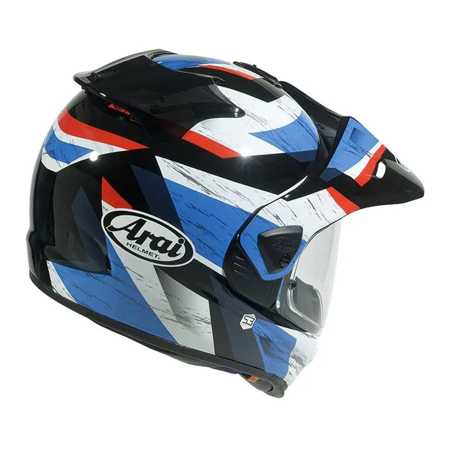 Casco Arai Tour-X5 Anodize Blue Red