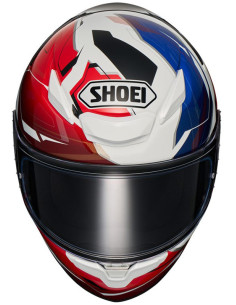 CASCO SHOEI NXR 2 CAPRICCIO BLUE RED TC10