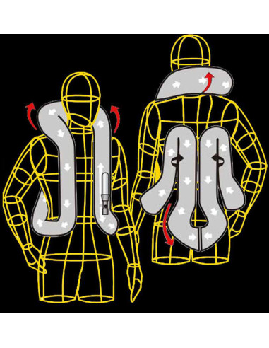CHALECO AIRBAG GP AIR GPA-S021 RF REFLECTANTE NE