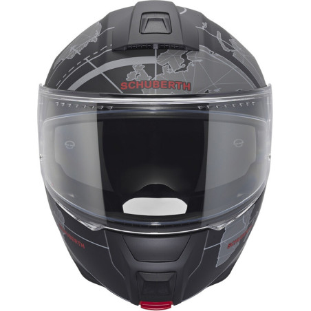 Casco Schuberth C5 Globe Black Grey Red