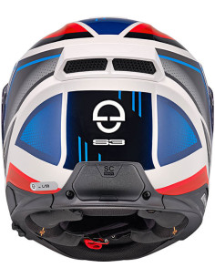 CASCO SCHUBERTH S3 STORM BLUE RED 2