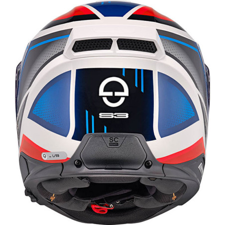 CASCO SCHUBERTH S3 STORM BLUE RED