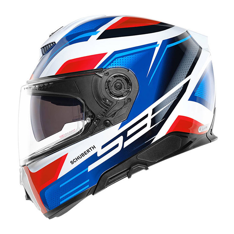 CASCO SCHUBERTH S3 STORM BLUE RED