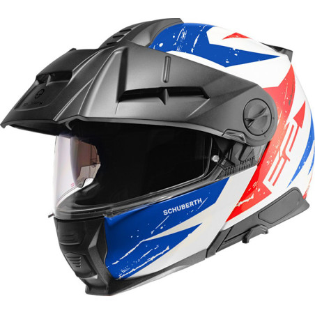 CASCO SCHUBERTH E2 EXPLORER BLUE RED