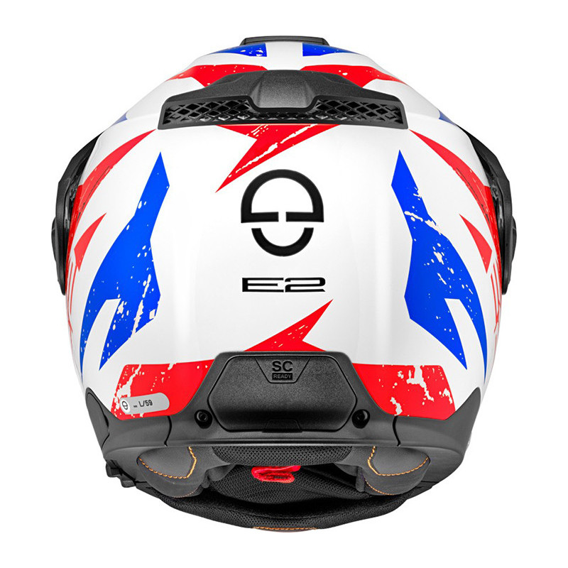 CASCO SCHUBERTH E2 EXPLORER BLUE RED