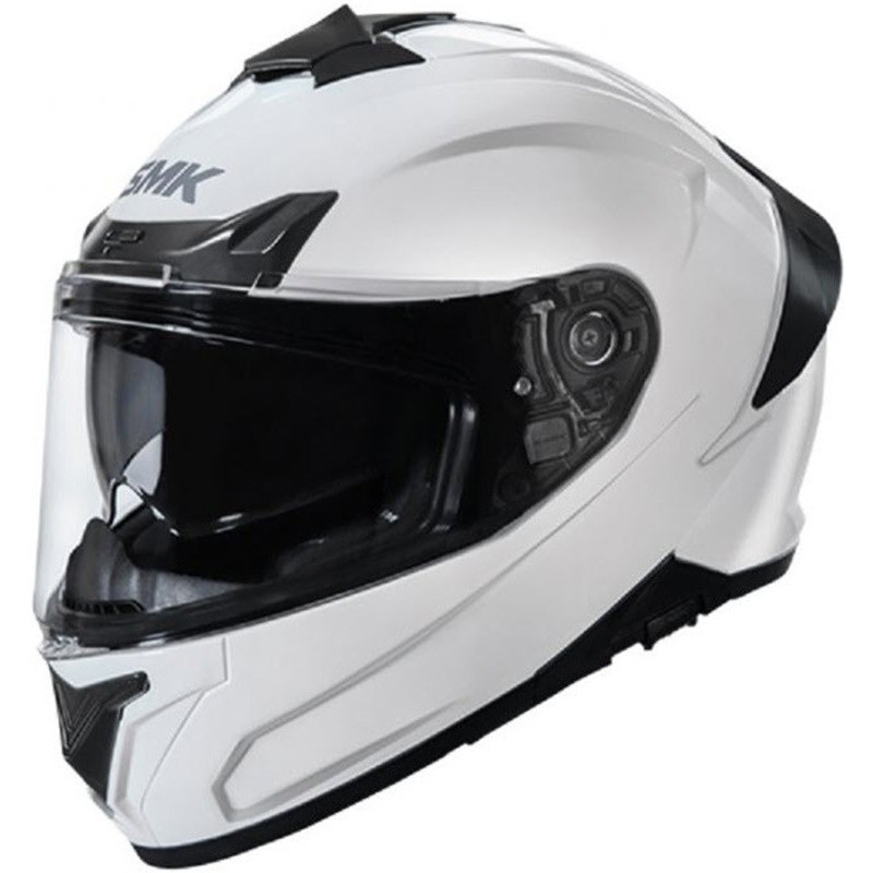 Casco SMK Typhoon Solid White GL100