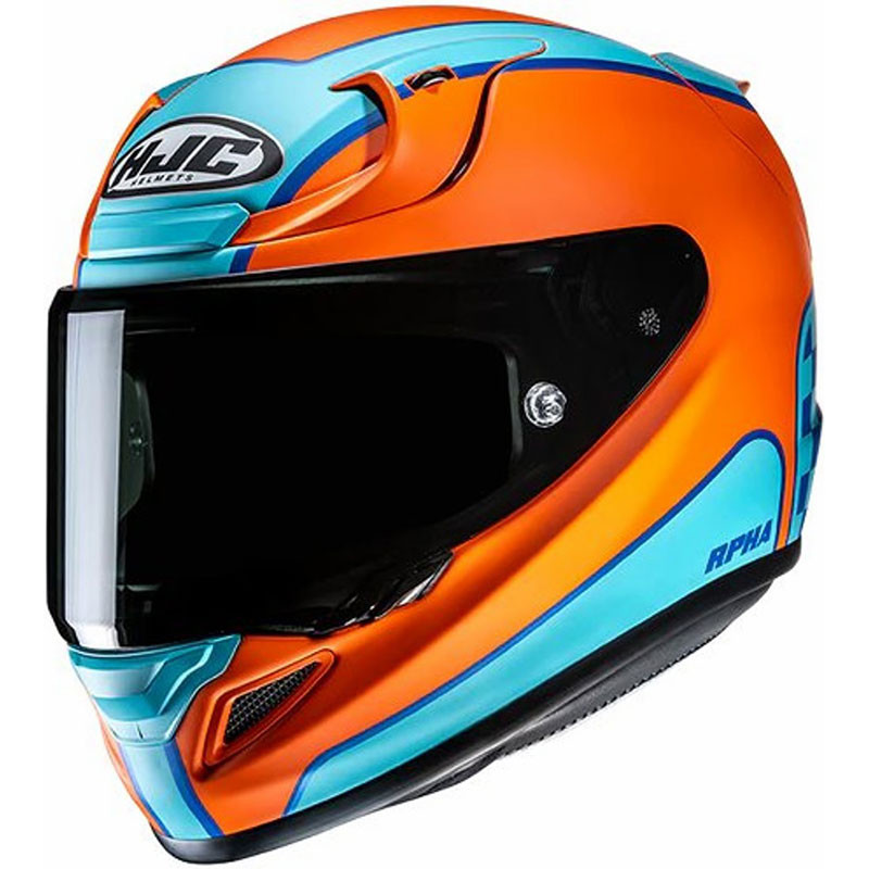 Casco HJC RPHA 12 Respon Blue Orange MC27SF