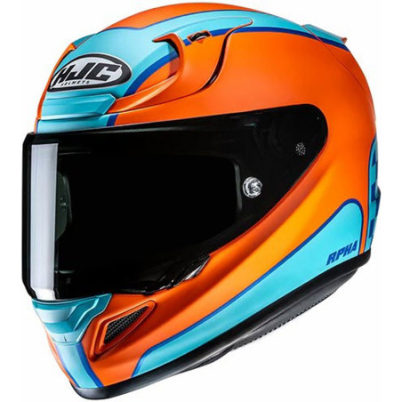 Casco HJC RPHA 12 Respon Blue Orange MC27SF