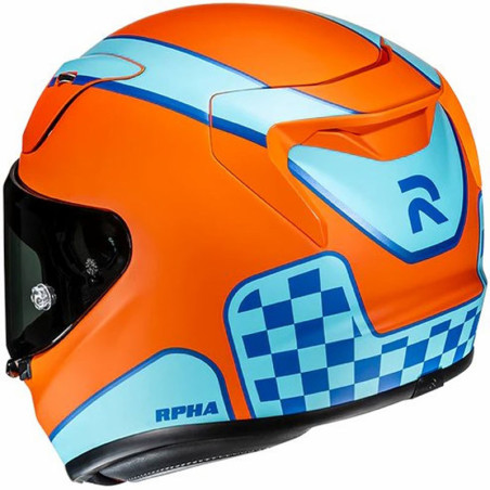 Casco HJC RPHA 12 Respon Blue Orange MC27SF