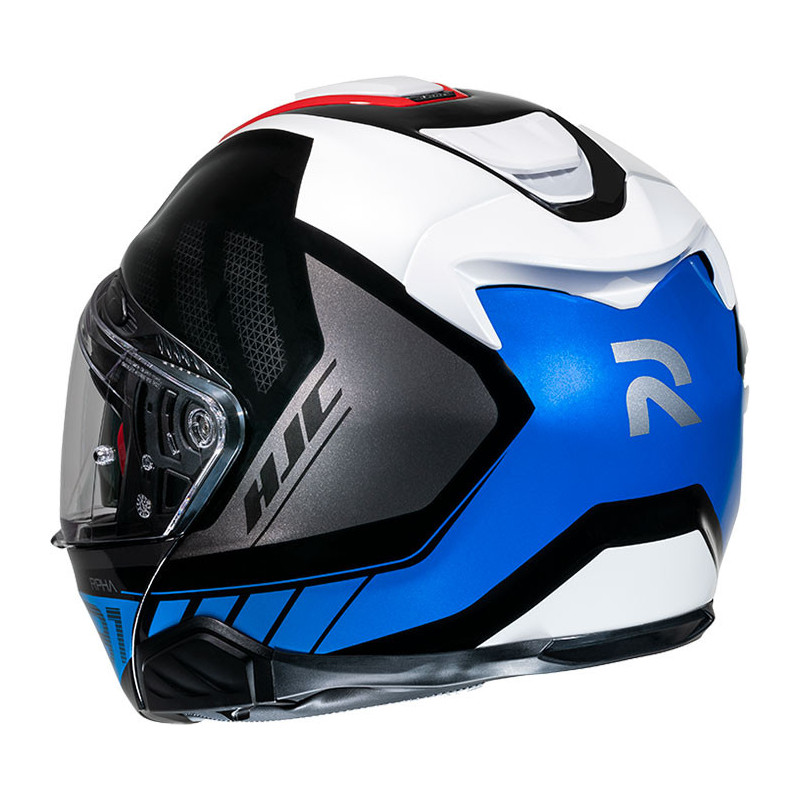 CASCO HJC RPHA 91 RAFINO WHITE BLUE RED MC21
