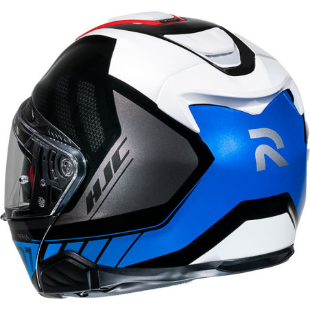CASCO HJC RPHA 91 RAFINO WHITE BLUE RED MC21