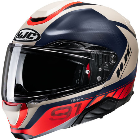 CASCO HJC RPHA 91 RAFINO MATT BLUE RED MC1SF