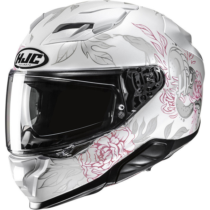 CASCO HJC F71 ELIZ PING GREY MC8