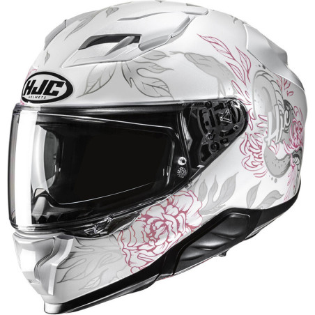 CASCO HJC F71 ELIZ PING GREY MC8