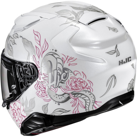 CASCO HJC F71 ELIZ PING GREY MC8