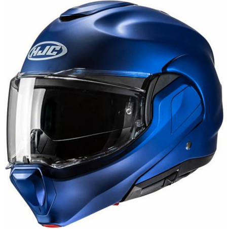 Casco HJC F100 Solid Flat Metallic Blue