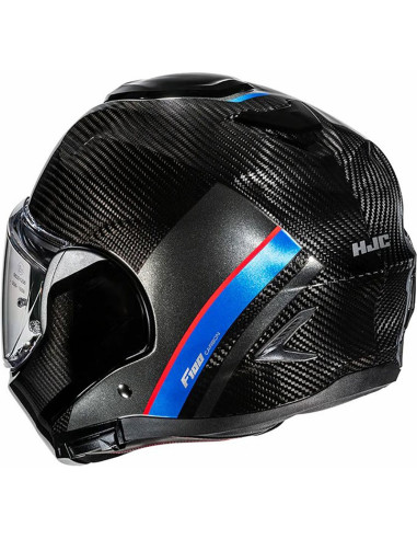 Casco HJC F100 Carbon Stan Blue Red MC21
