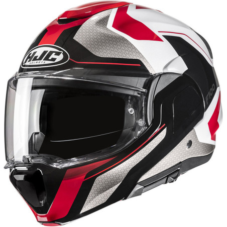 Casco HJC F100 Bios Red White MC1