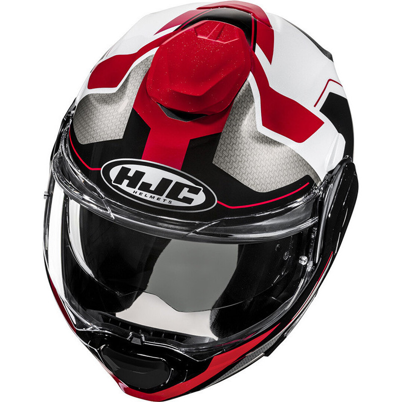 Casco HJC F100 Bios Red White MC1