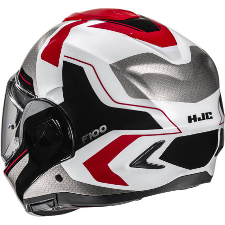 Casco HJC F100 Bios Red White MC1