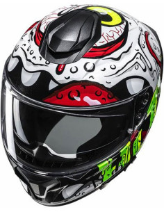 Casco HJC C71 Squeeze Red Yellow MC41 2