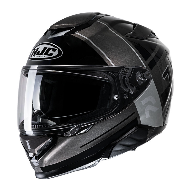 CASCO HJC RPHA 71 ZECHA BLACK / GREY MC5