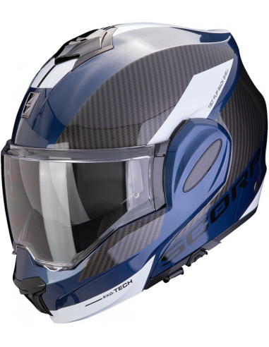 CASCO SCORPION EXO-TECH EVO TEAM BLUE WHITE