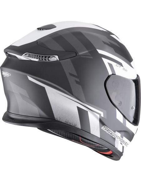 Casco Scorpion EXO-GT SP Air Tornado White Grey