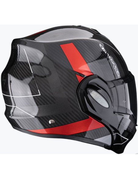 Casco Scorpion EXO-Tech Evo Carbon Cad Red
