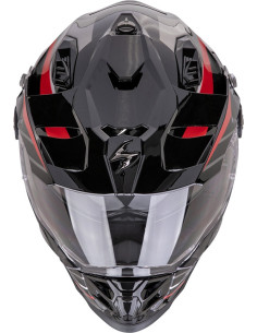 Casco Scorpion ADF-9000 Air Feat Black Red 2