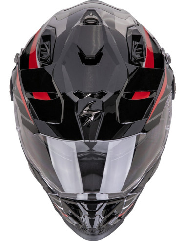 Casco Scorpion ADF-9000 Air Feat Black Red