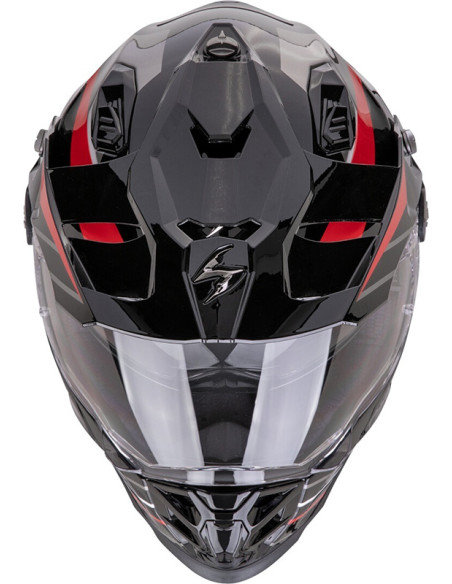 Casco Scorpion ADF-9000 Air Feat Black Red