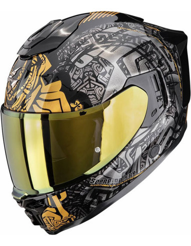 Casco Scorpion EXO-1500 Air Evo Apus Black Glod