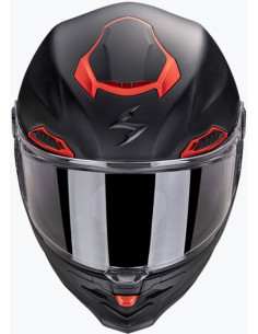Casco Scorpion EXO-Race Air Solid Matt Black Red 2