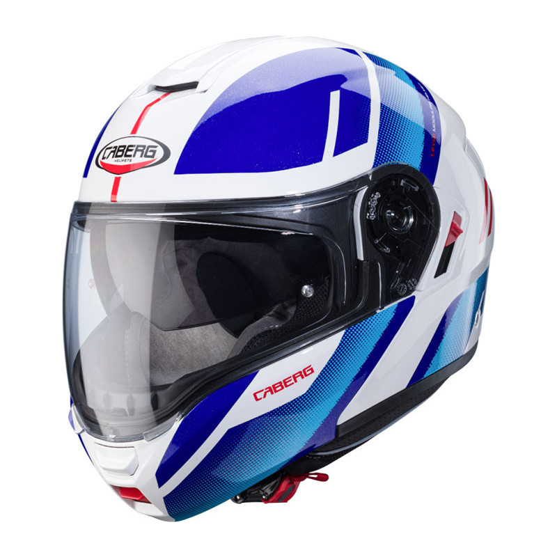 CASCO CABERG LEVO X MANTA WHITE BLUE RED 06