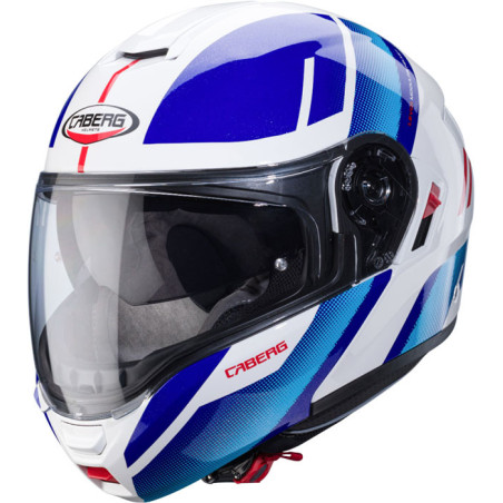 CASCO CABERG LEVO X MANTA WHITE BLUE RED 06