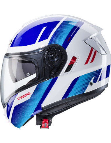 CASCO CABERG LEVO X MANTA WHITE BLUE RED 06
