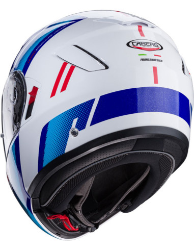 CASCO CABERG LEVO X MANTA WHITE BLUE RED 06