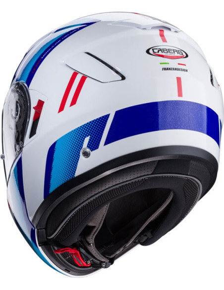 CASCO CABERG LEVO X MANTA WHITE BLUE RED 06