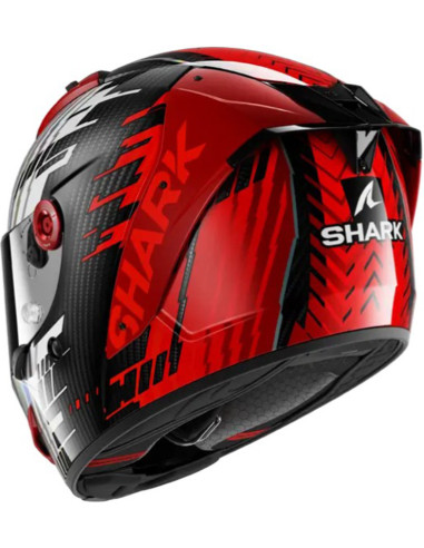 CASCO SHARK AERON EDGY CARBON RED CHROM
