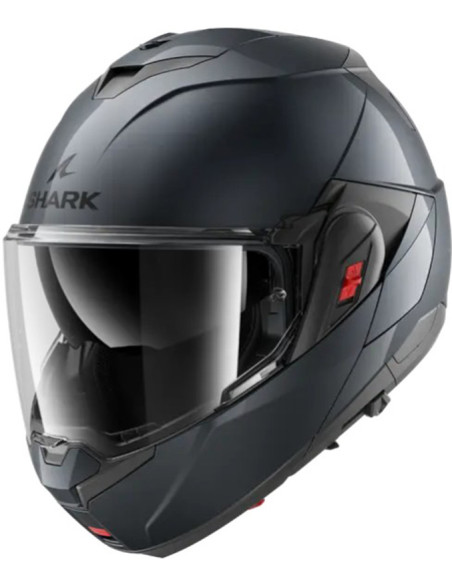 Casco Shark Oxo Blank Gun Metal A05