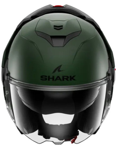 Casco Shark Oxo Blank Mat Dark Green Matt G02
