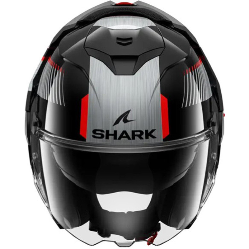 Casco Shark Oxo Sikter Black Chrom Silver KUS