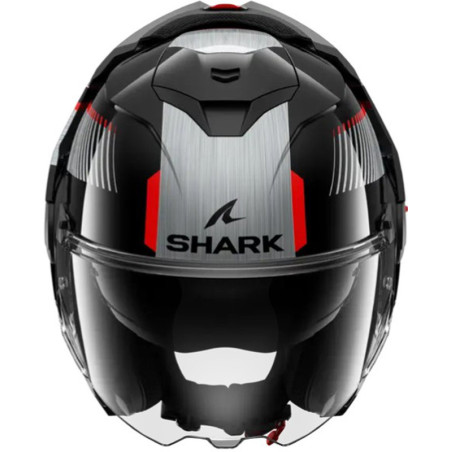 Casco Shark Oxo Sikter Black Chrom Silver KUS