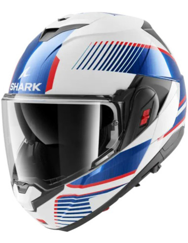 Casco Shark Oxo Sikter White Chrome Blue WUB