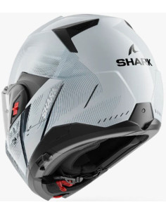 Casco Shark Oxo Speed-Tech Silver White Black SWK 2