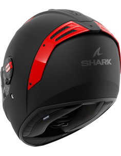 CASCO SHARK SPARTAN RS BLANK MATT BLACK ORANGE KOK 2