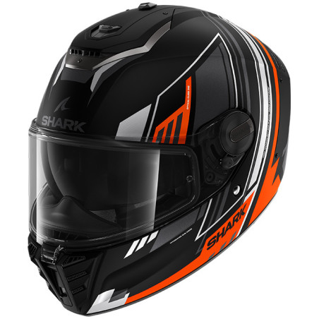 CASCO SHARK SPARTAN RS BYRHON MAT GREY ORANGE KOU