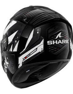 CASCO SHARK SPARTAN RS STINGREY BLACK WHITE KWA 2