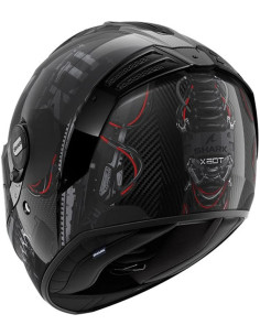 CASCO SHARK SPARTAN RS CARBON XBOT ANTHRAC RED DAA 2